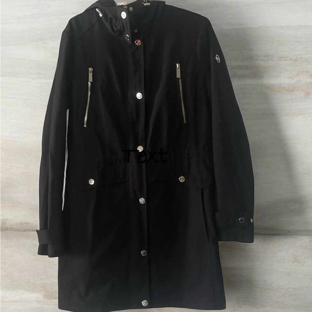 Women's Michael Kors Anorak Black Coat